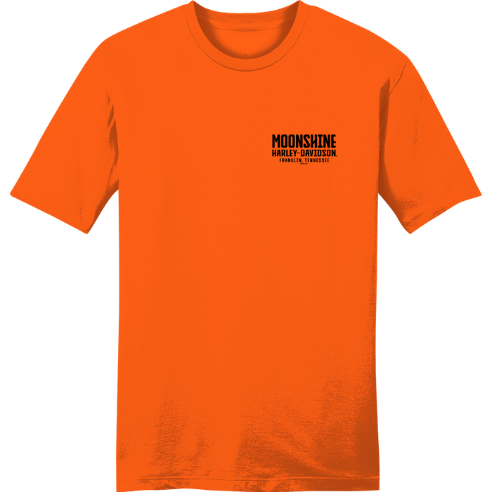 Pre-Order! Black Helmet Harley Orange T-Shirt