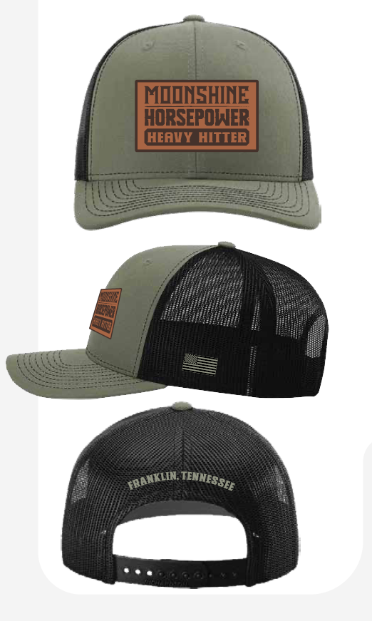 MHP Heavy Hitter Green Leather Patch