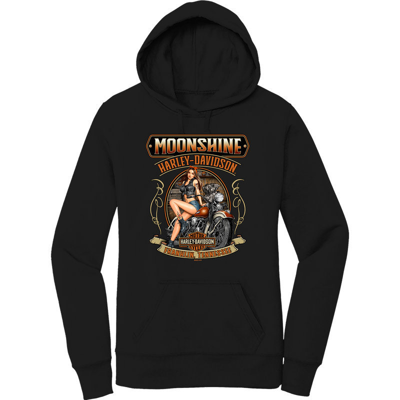 Pin Up Women's Black Hoodie