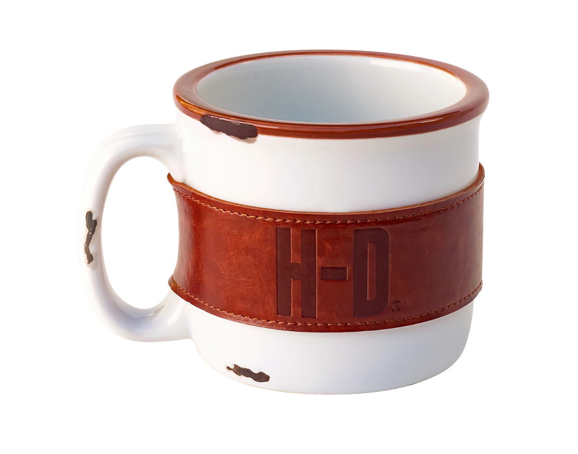 ビンテージ　ハーレー　OIL HARLEY-DAVIDSON ホーローカップ Harley-Davidson® Oil Can Bar & Shield Logo Mug