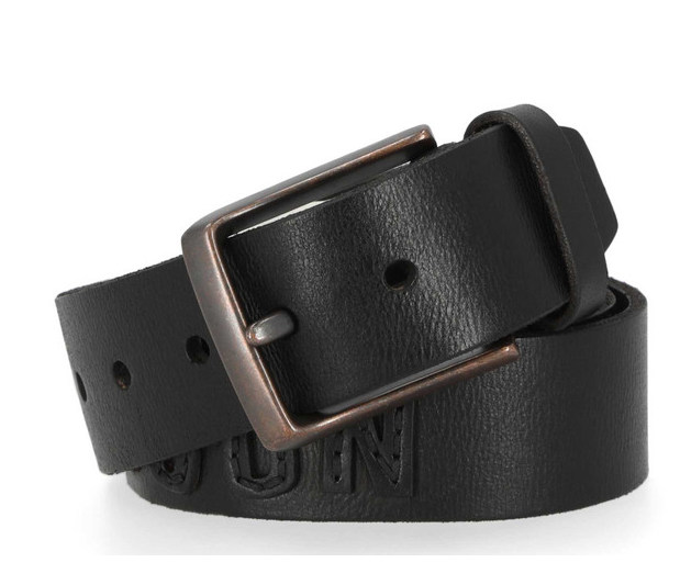 Harley-Davidson® Men's H-D Raised Cutout Logo Leather Belt - Black