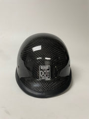badass rocker reverse half motorcycle helmet Carbonair BADASS HELMET | M &