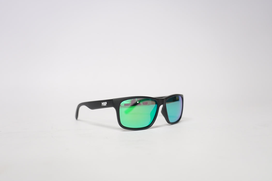 New!! MHP Green Lens Matte Black Sunglasses