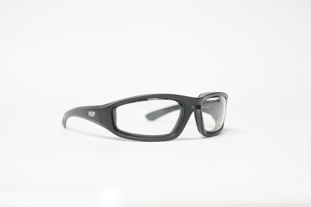 New!! MHP Clear Lens Matte Black Riding Eyewear