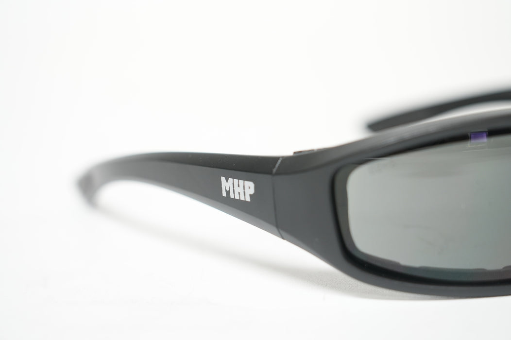 New!! MHP Smoke Lens Matte Black Riding Eyewear