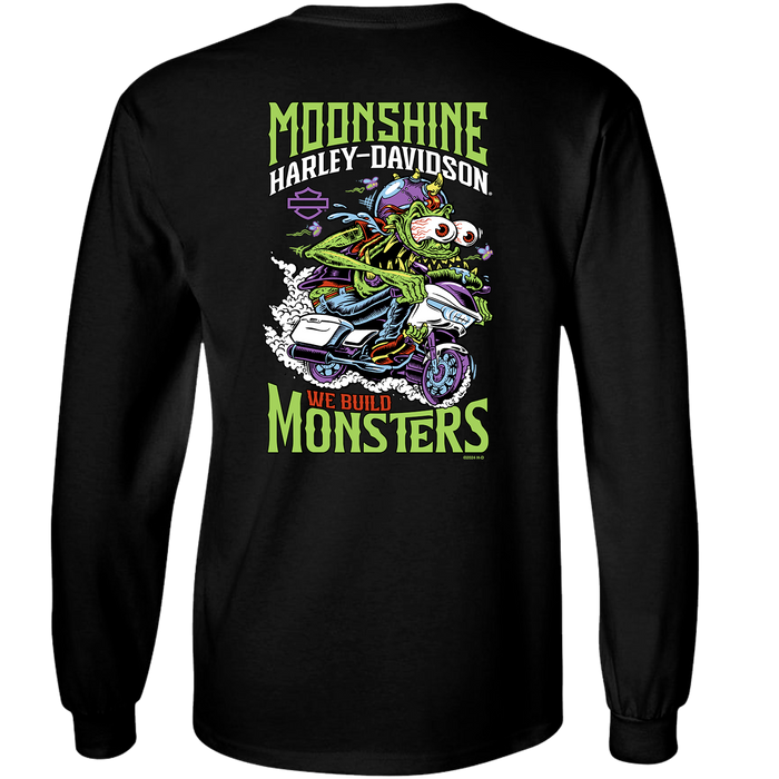 "We Build Monsters" Black Long Sleeve