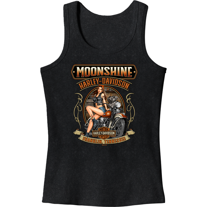Pre-Order! Pin Up Women's Black Muscle Tank Top