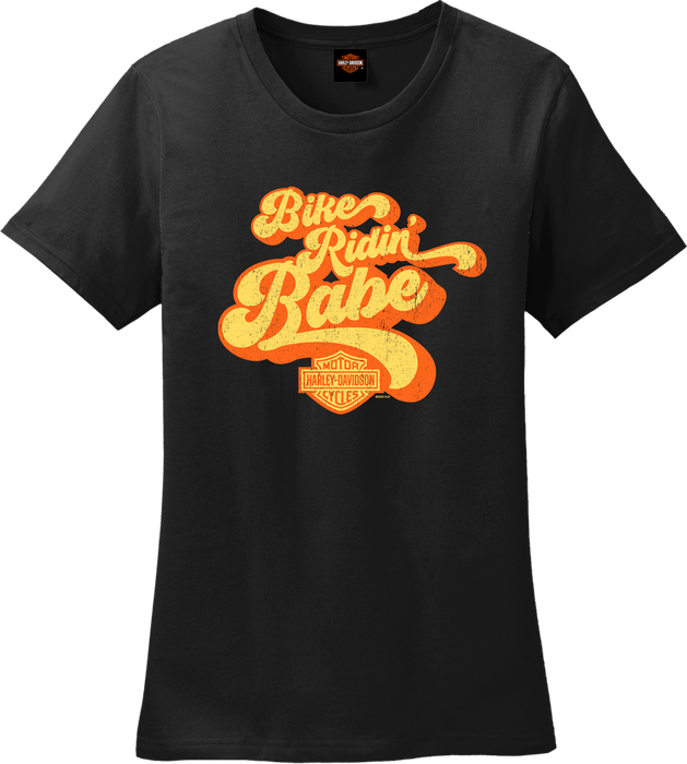 Ridin' Women's Black T-Shirt