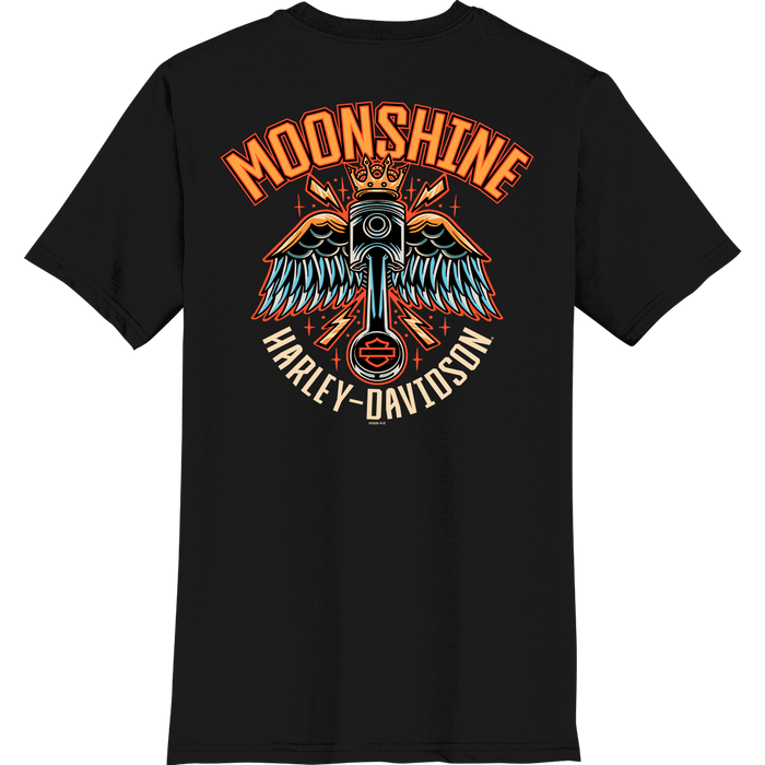 Pre-Order! Colorful Piston Black T-Shirt