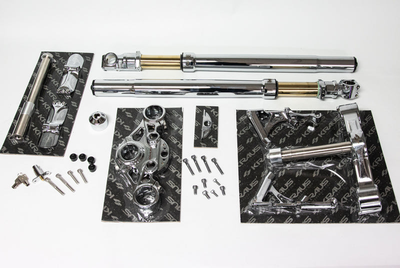 MHP Chrome Kraus KR8 Inverted Front End Kit - ST-IF-84-0-CC