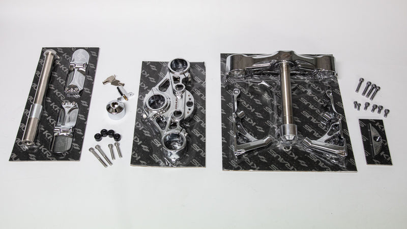MHP Chrome Kraus KR8 Inverted Front End Kit - ST-IF-84-0-CC