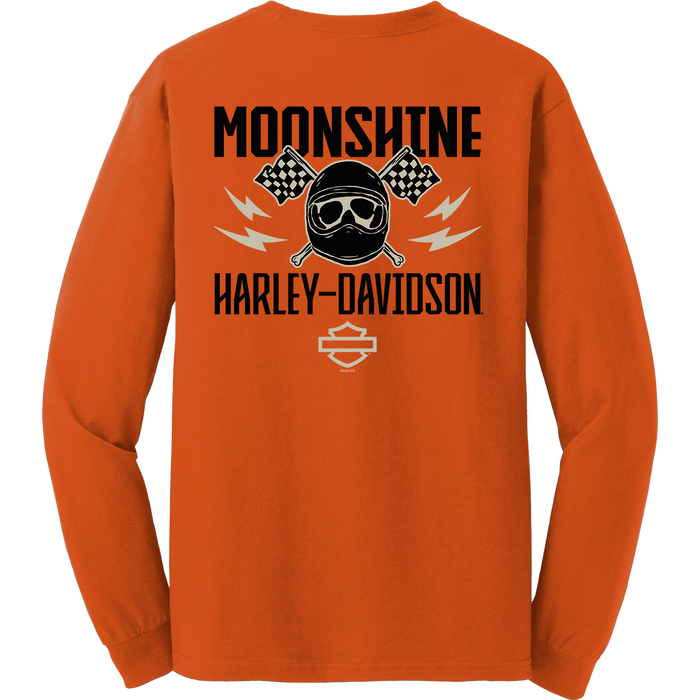 Pre-Order ! Black Helmet Texas Orange Long Sleeve