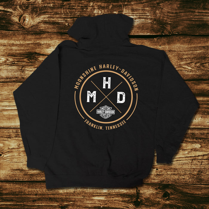 Graphic Letters Zip-Up Hoodie