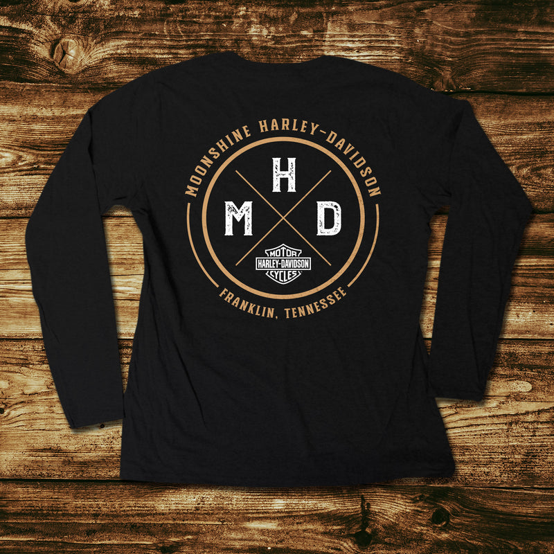 Graphic Letter Black Long Sleeve