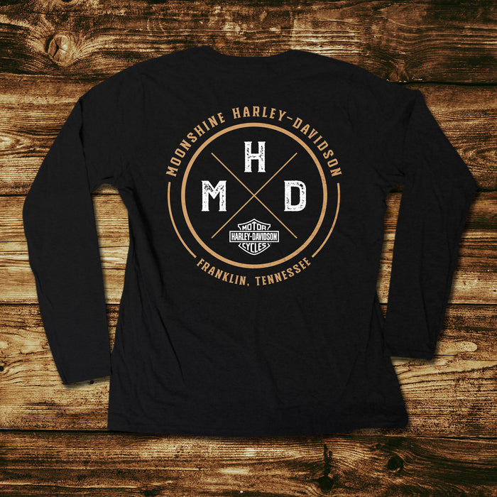 New Graphic Letter Black Long Sleeve