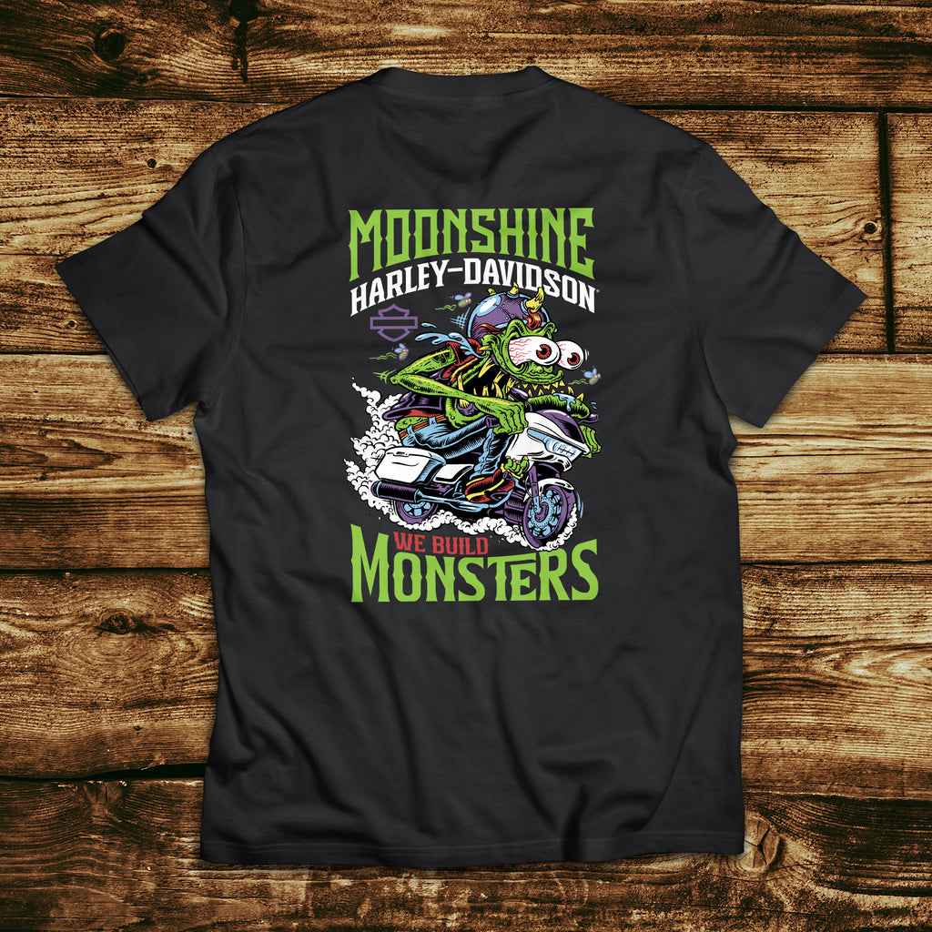 We Build Monsters T-Shirt Pre-Order: 5XL / Black / T-Shirt, image size:1024x1024
