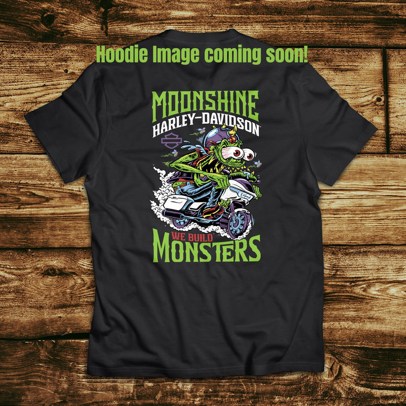 "We Build Monsters" Black Hoodie