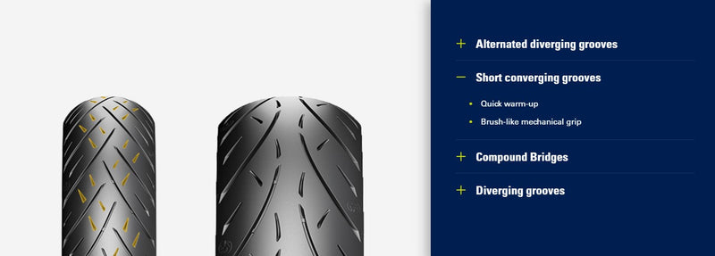 Metzeler Cruisetec™ Reinforced Tire - Front - 130/90B16 - 73H - 0305-0631