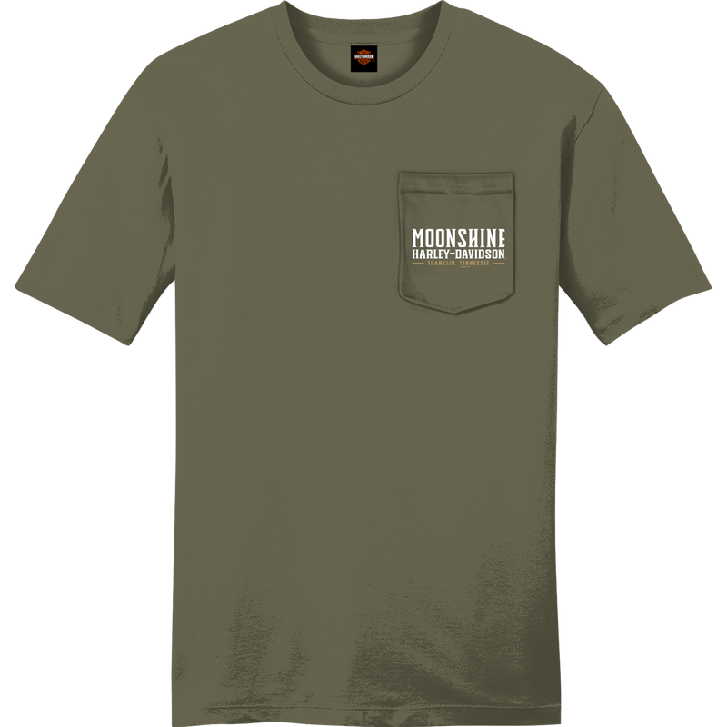 Pocket - Graphic Letter Green