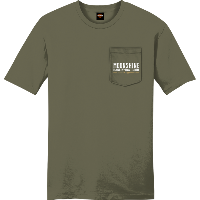 Pocket - Graphic Letter Green