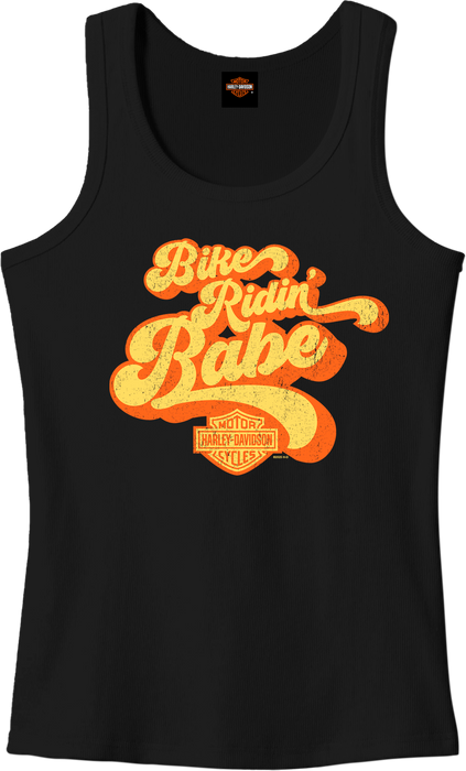 Ridin' Women's Black Tank Top