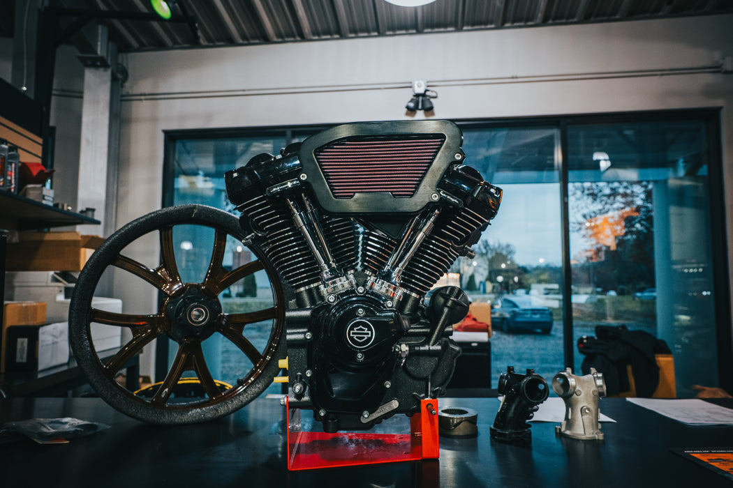 MHP 70mm Monster Series Center Cooled Complete M8 Intake System - MHP-5120