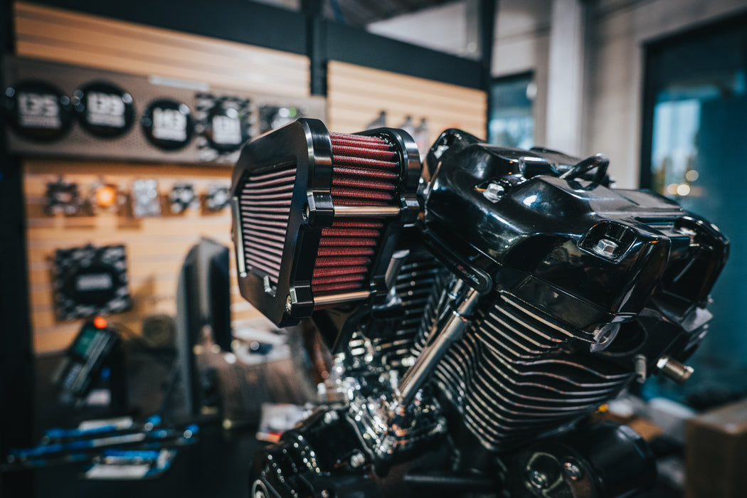 MHP 70mm Monster Series Center Cooled Complete M8 Intake System - MHP-5120