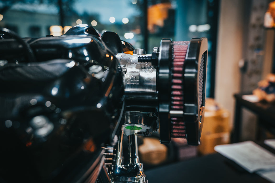 MHP 70mm Monster Series Center Cooled Complete M8 Intake System - MHP-5120