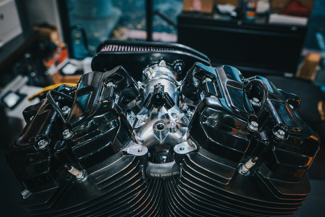 MHP 70mm Monster Series Center Cooled Complete M8 Intake System - MHP-5120