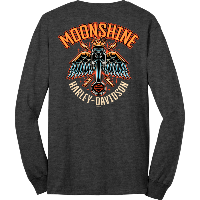 Pre-Order ! Colorful Piston Grey Long Sleeve