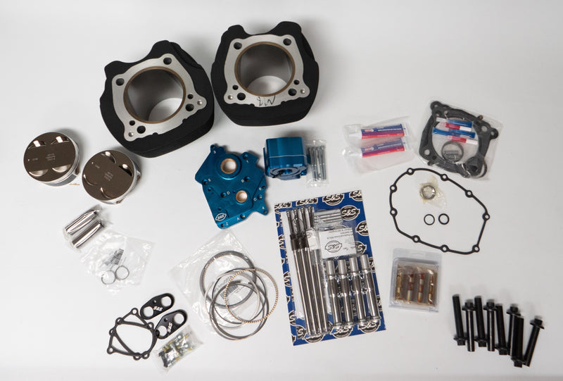 Moonshine Power Kit 128, black w/o highlights, oil cooled M8