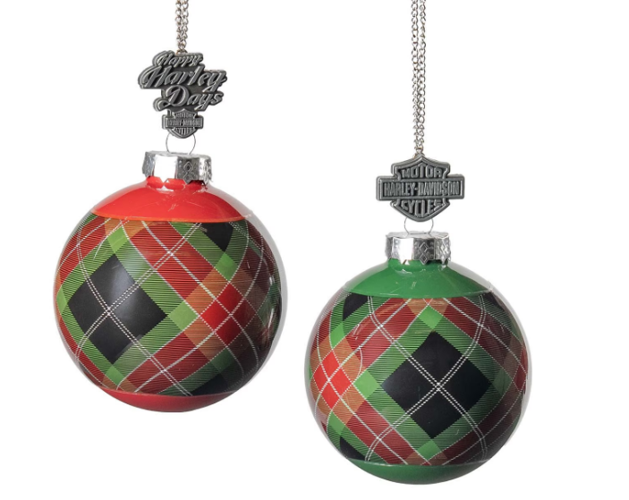 Holiday Plaid Ball Ornament Set – Limited Edition Holiday Décor