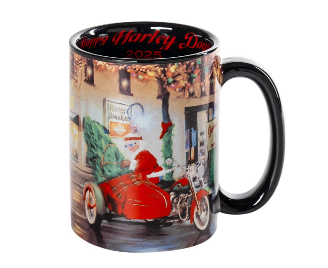 2025 Biker Santa Mug – Limited-Edition Holiday Décor