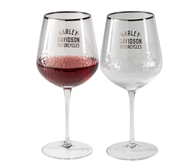 Pebbled Wine Glass Set – Limited-Edition Holiday Décor