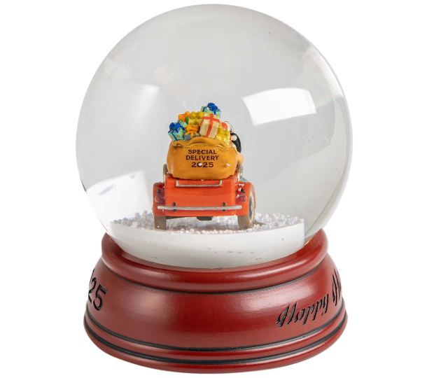 Biker Santa Snowglobe – Limited-Edition Holiday Décor