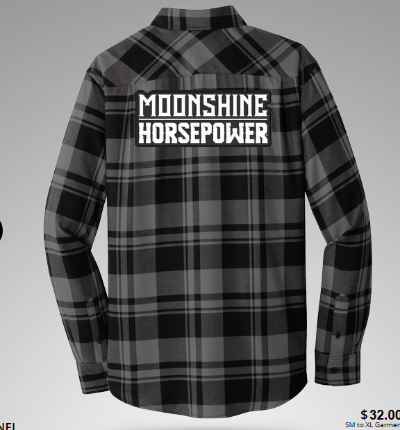Moonshine Horsepower  Flannel