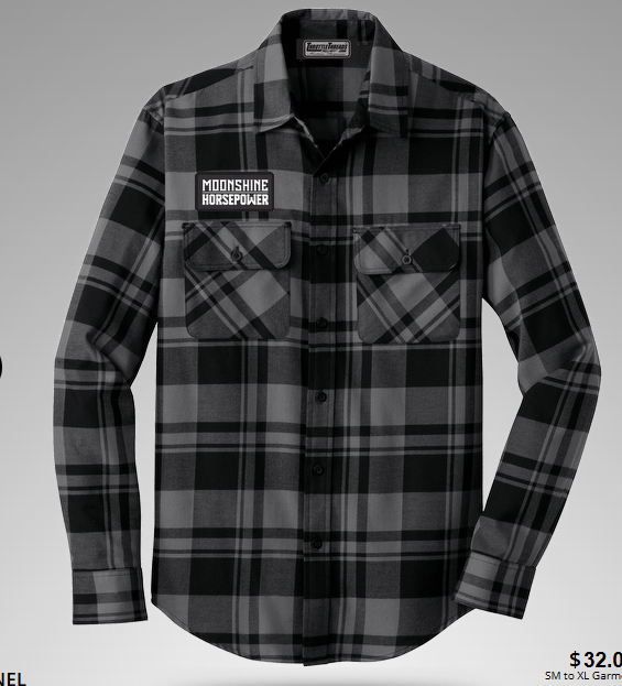 Moonshine Horsepower  Flannel