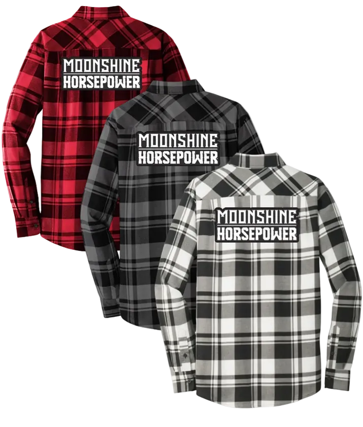 Moonshine Horsepower  Flannel