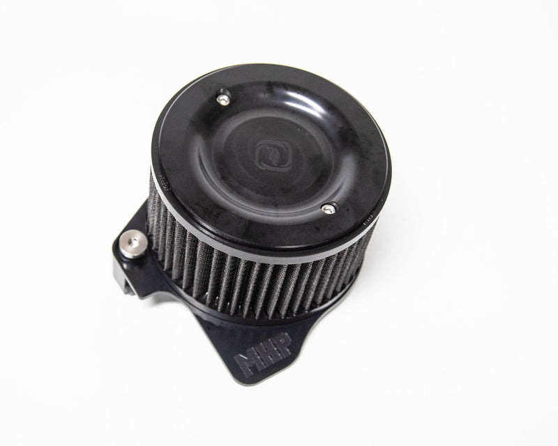 MOONSHINE HORSEPOWER MONSTER AIR CLEANER - DISHED - BLACK -  55mm/64mm Throttle Body