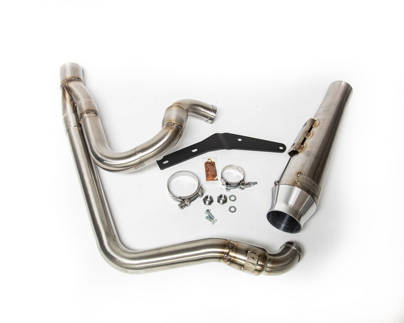 Softail Thrashin Anti-Reversion Exhaust System M8  Brushed Finish TSC-1961-0