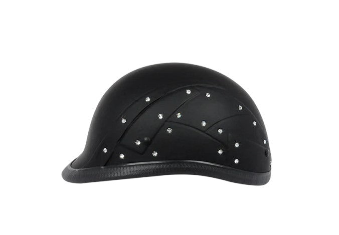 DIAMONDS IN THE RUFF - BADASS - Half Helmet