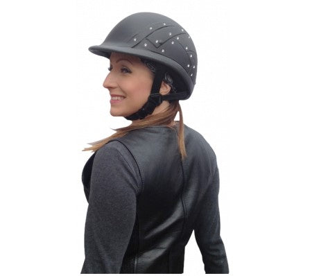 DIAMONDS IN THE RUFF - BADASS - Half Helmet