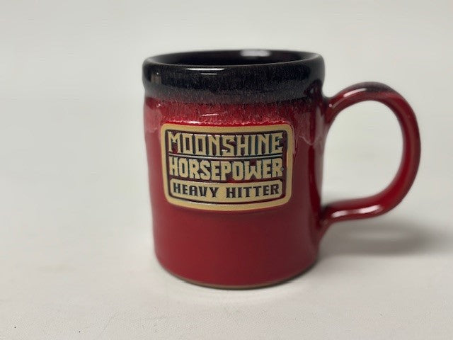 Heavy Hitter Camper Mug – Red Exterior, Black Topped