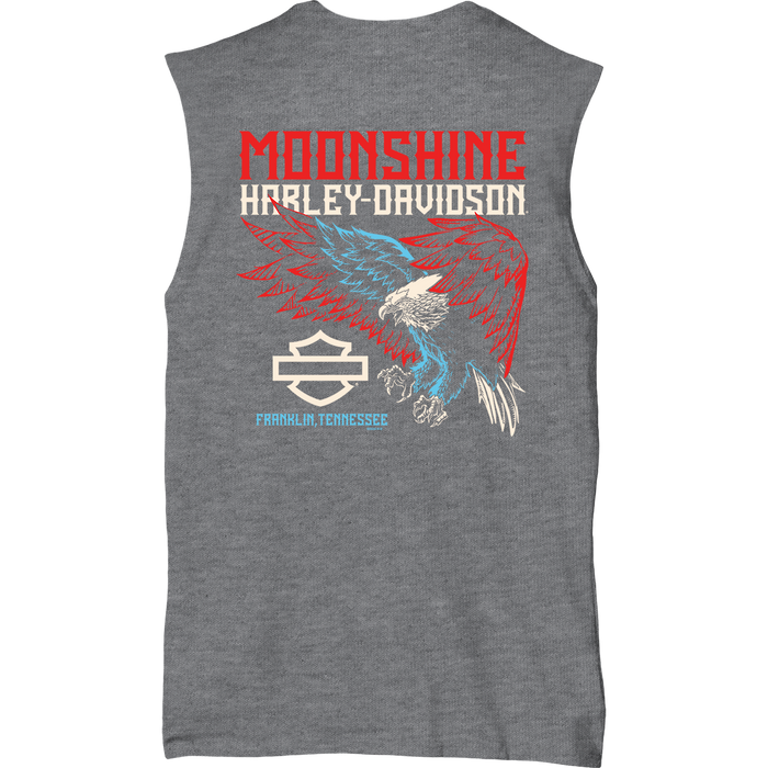 RWB Eagle Grey Muscle Sleeveless Top