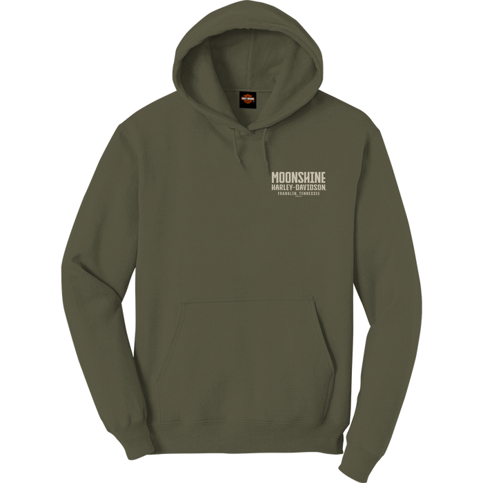 Pre-Order! White Helmet Green Hoodie
