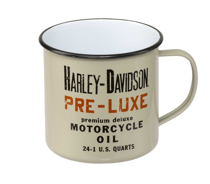 Harley-Davidson® Campfire Coffee Mug, Pre-Luxe Graphic Enamel - 17 oz. - Tan- HDX-98645