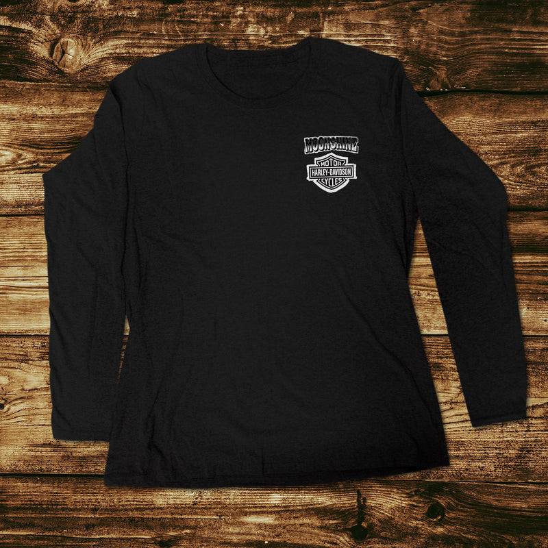 Guitar Men's Black Long Sleeve Shirt