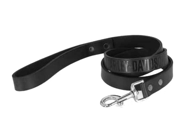 Harley-Davidson® 60 Inch Leather Embossed H-D Logo Pet Leash