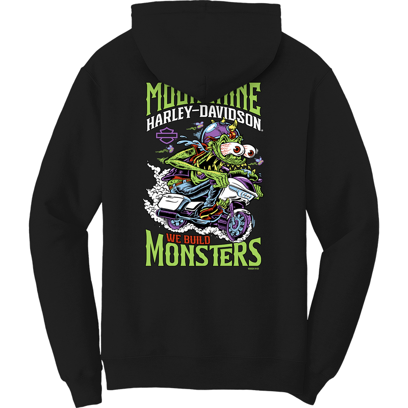 "We Build Monsters" Black Hoodie