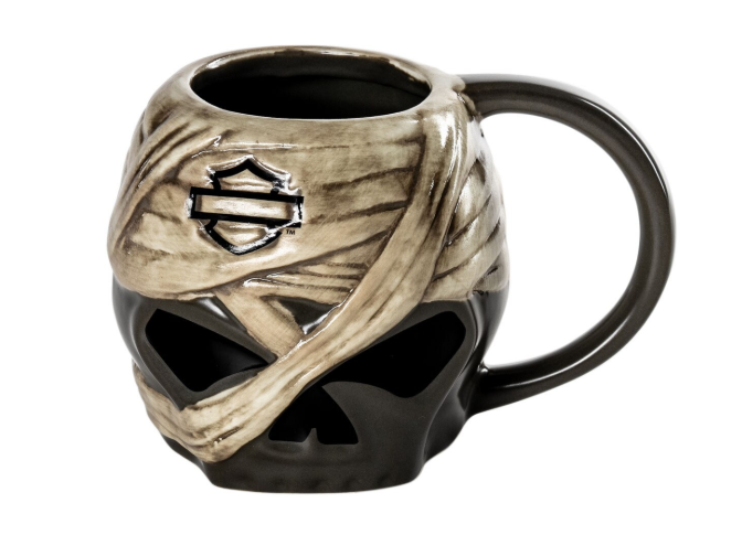 Open B&S Sculpted Skull Mug - HDX-98687